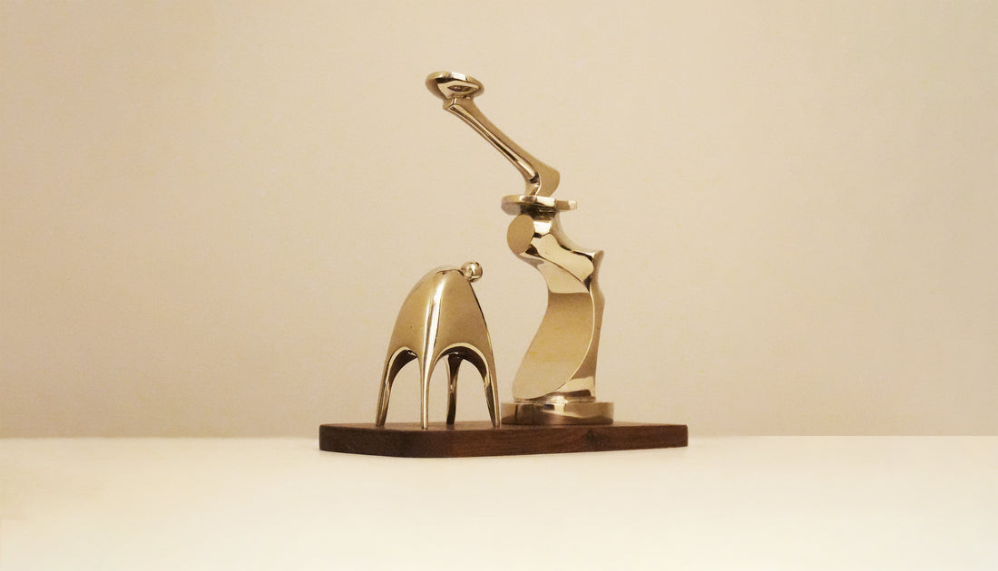Pet Platter in White Bronze
