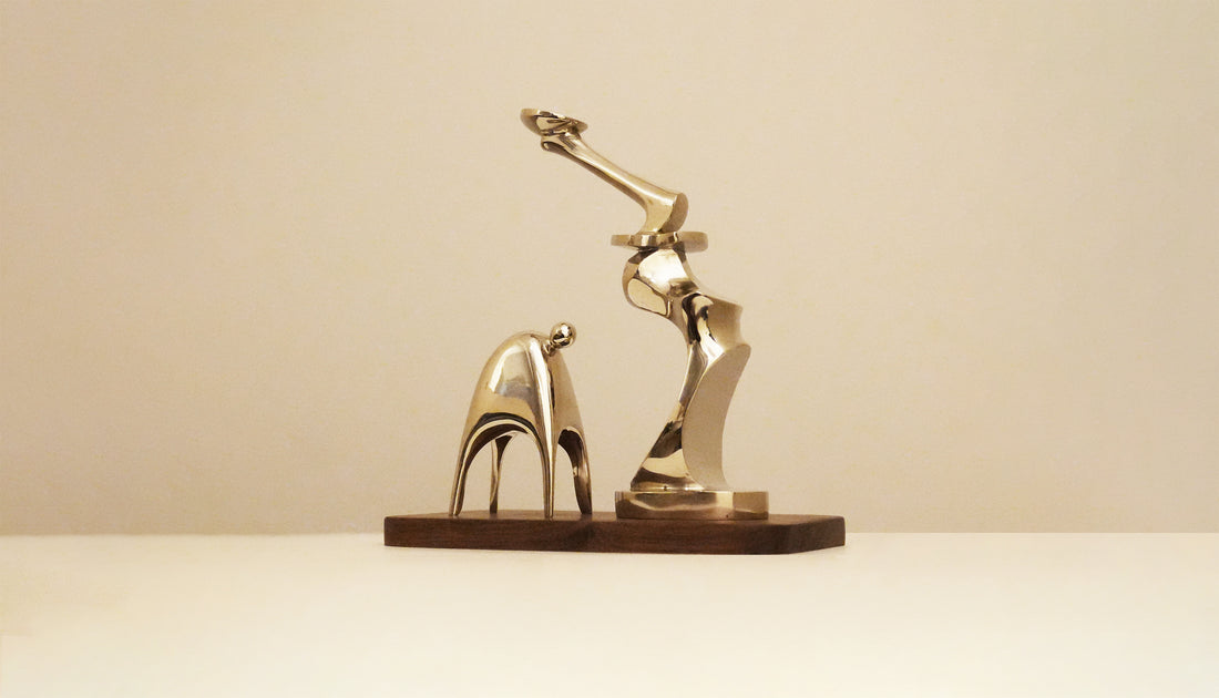 Pet Platter in White Bronze