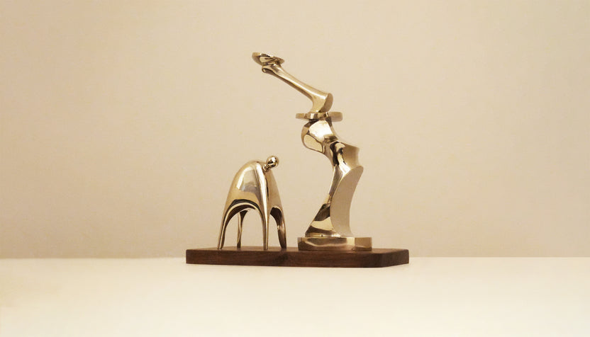 Pet Platter in White Bronze