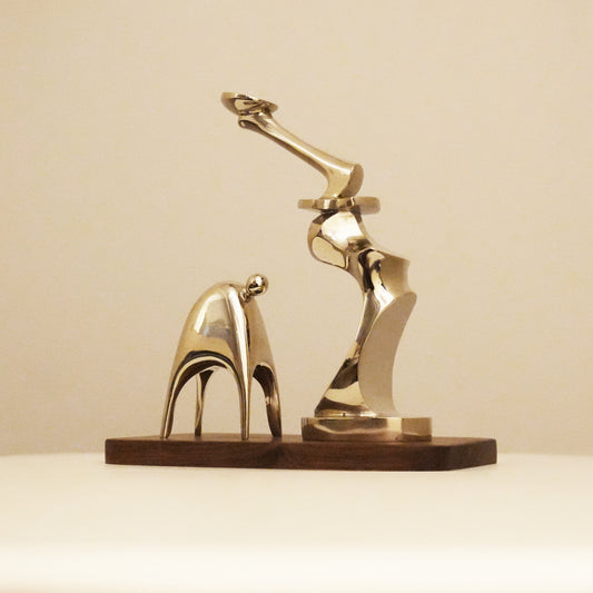 Pet Platter in White Bronze