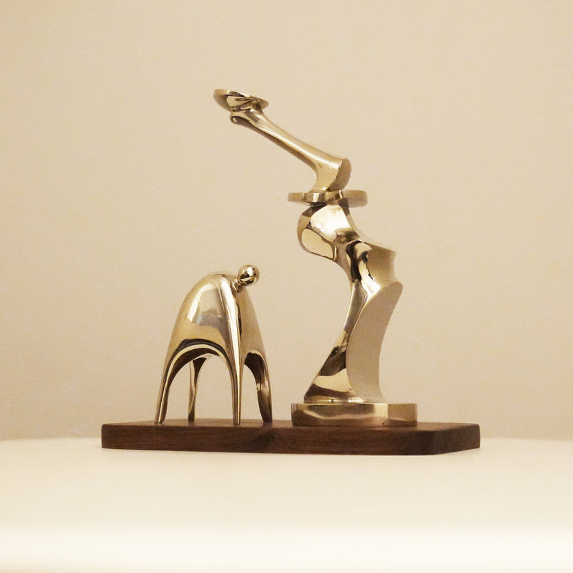 Pet Platter in White Bronze